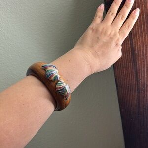 🖤ONLY 1 🔺🔺HAWAII SPECIAL MADE KOA WOODEN BANGLE